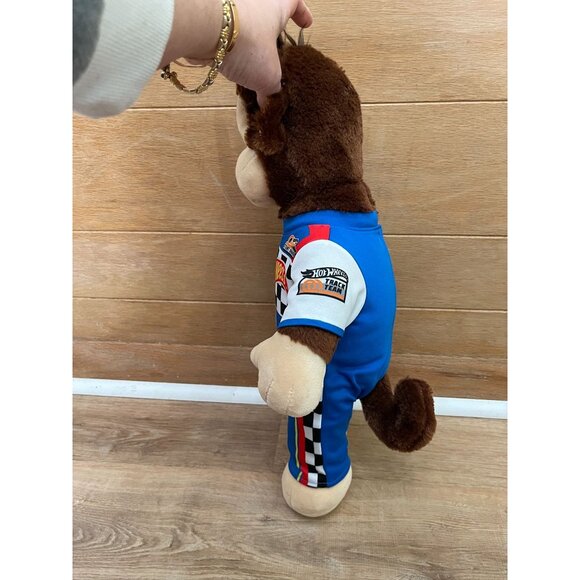 EUC Build-A-Bear 20" Monkey With 3 Outfits: Hot Wheels Racing Suit Black Shorts - Picture 2 of 8